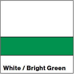 White/Bright Green LASERMAX 1/16IN - Rowmark LaserMax